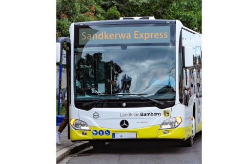 Auf zur Sandkerwa mit dem Sandkerwa-Express
