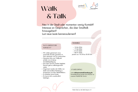 „Walk & Talk“ startet in Bamberg