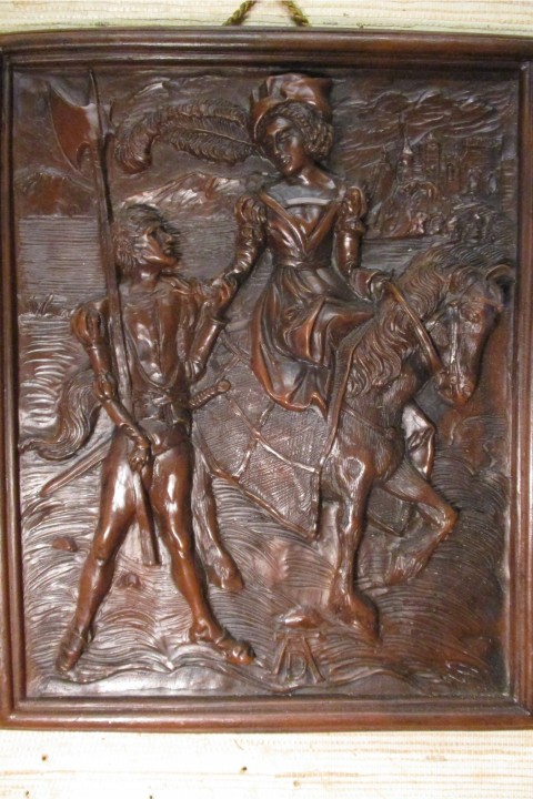 Das Fräulein zu Pferd und der Landsknecht (nach Albrecht Dürer)