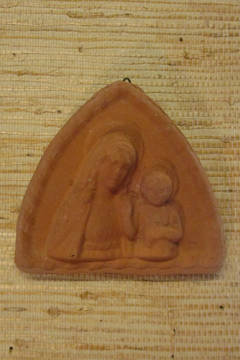 Madonna m. Jesuskind (Terracotta)