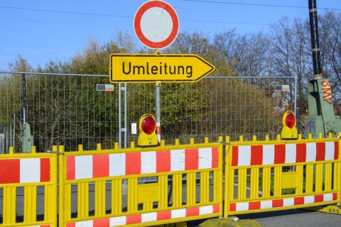 Bauarbeiten in Scheßlitz